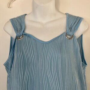 Light Blue Casual Sleeveless Mini Dress Size XL/12 NWOT